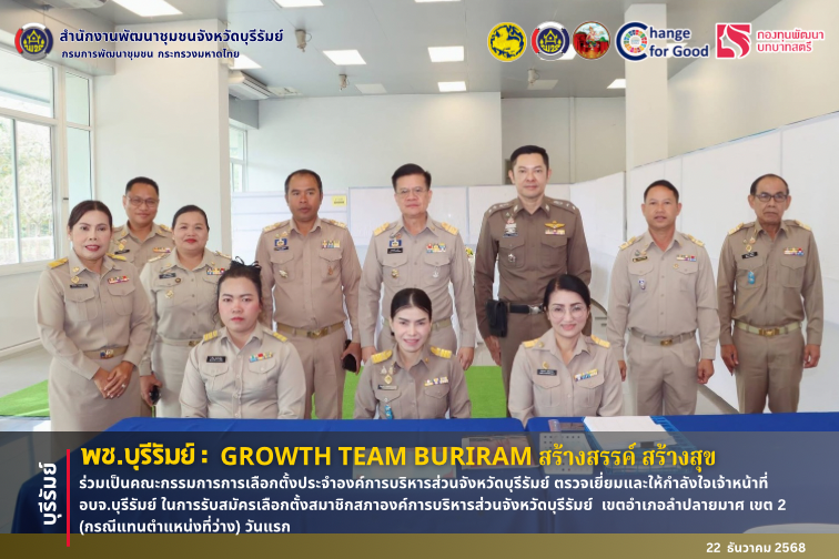 🔆พช.บุรีรัมย์🔆 GROWTH TEAM BURIRAM PLUS สร้างสรรค์ สร้างสุข : จังหวัดบุรีรัมย์ยกพล ผู้ผลิต ผู้ประกอบการ OTOP จังหวัดบุรีรัมย์ ขึ้นเมืองกรุง เตรียมขายในงาน OTOP CITY 2025